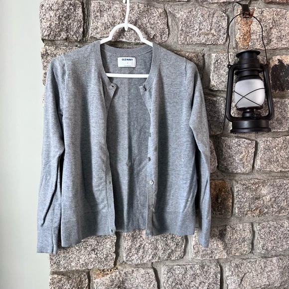 Old Navy Cardigan - Light Gray - S - Picture 2 of 7